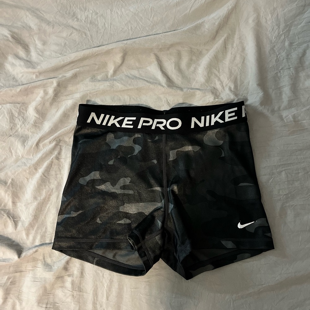Nike Black and Gray Athletic Shorts